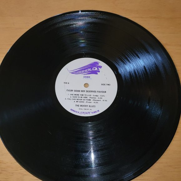 THE MOODY BLUES Every Good Boy Deserves Favour LP 1971 Threshold THS 5 Rock LP5 - Picture 9 of 12